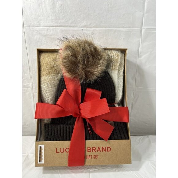 Lucky Brand Knit Scarf Hat - Picture 2 of 7